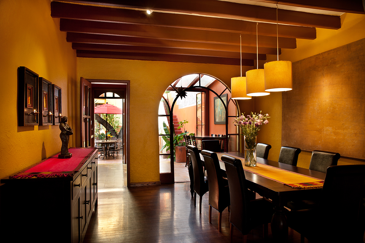 The Red Tree House interior
