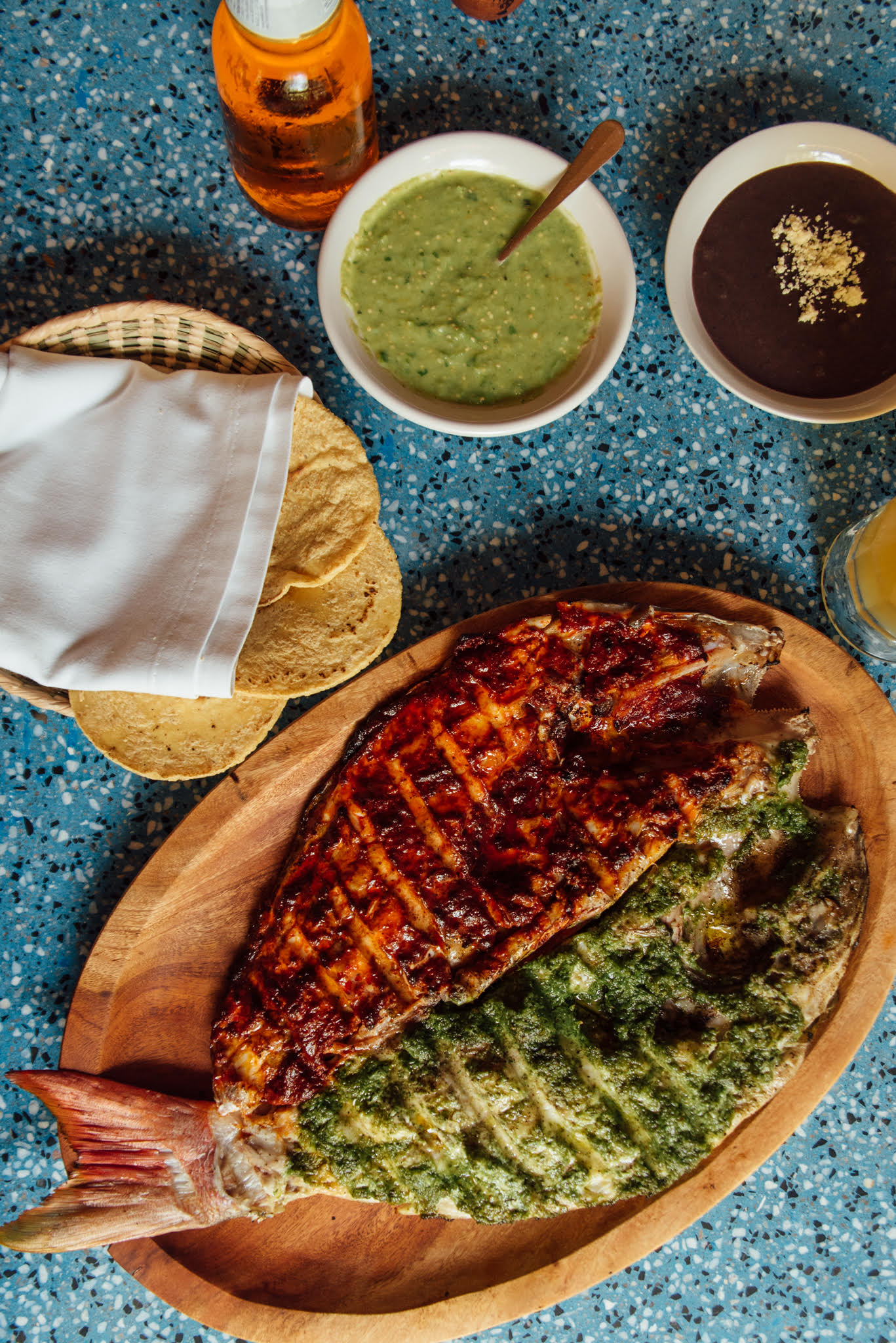 Fish at the Contramar restaurant in Mexico City