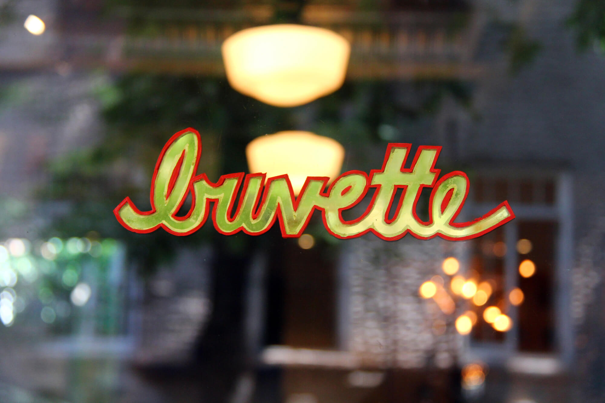 Buvette sign