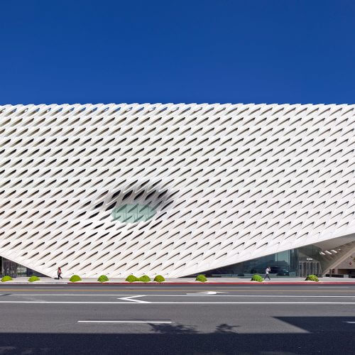 the broad museum exterior